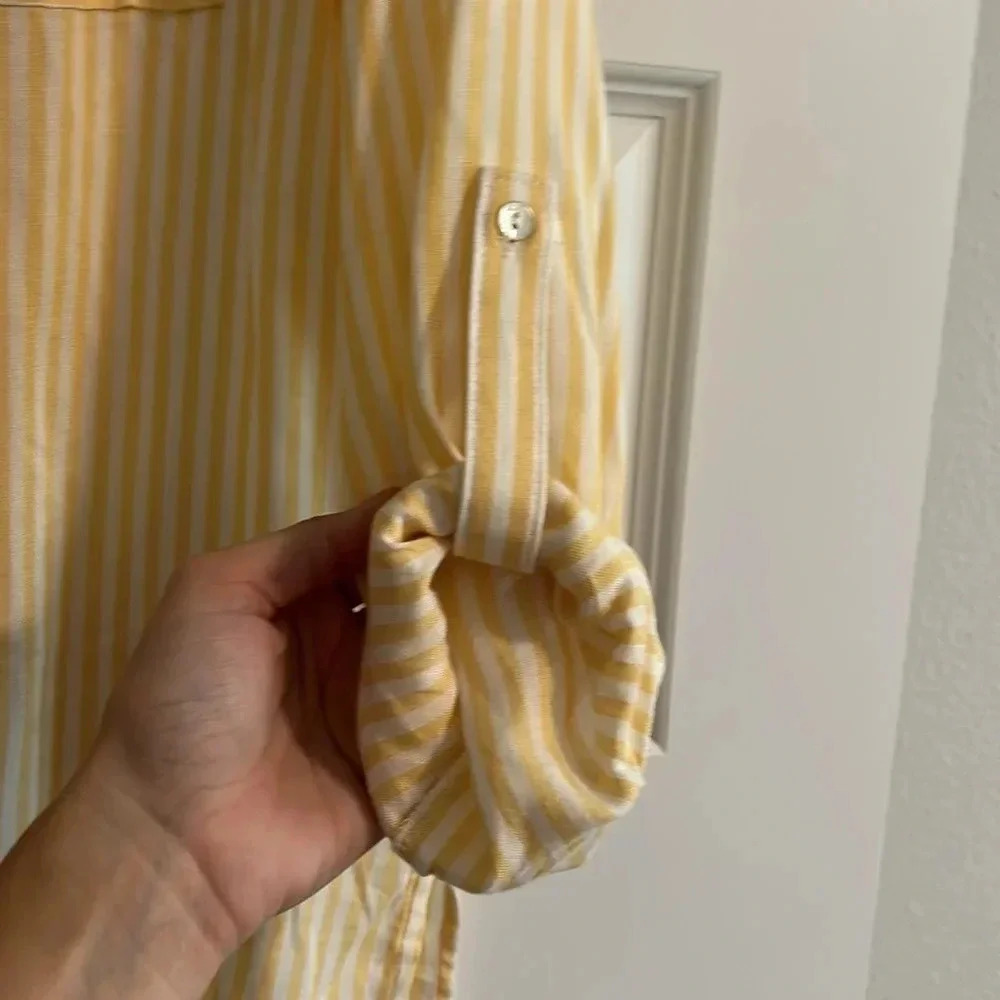 Love tree striped button down​ - Picture 5 of 7
